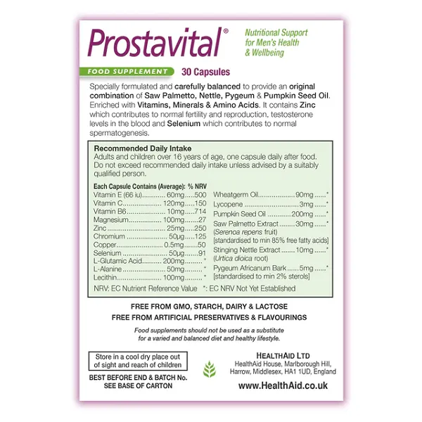 Health Aid - Prostavital