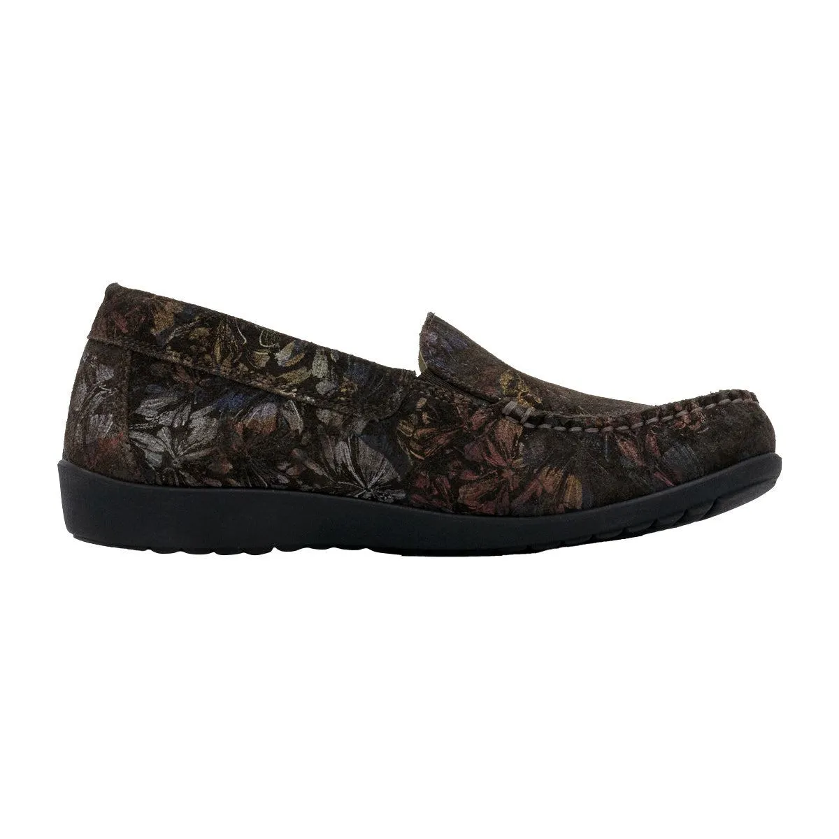 Helvesko Amina Moccasins Suede Leather Brown Colour For Women