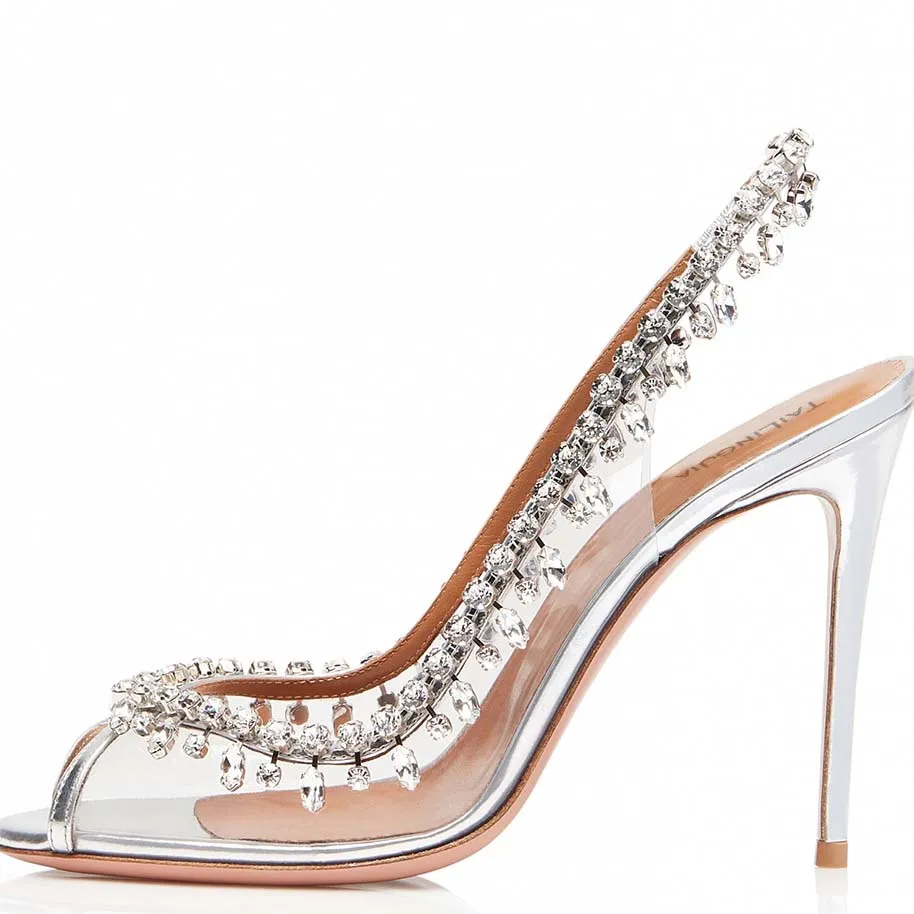 High Heel Open Toe  Cutout Sandals