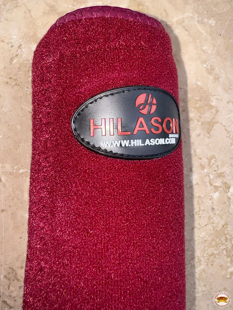 Hilason Wesern Horse Medicine Sports Boots Front Rear Hind Leg 4 Pack Wine