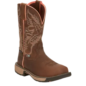 Justin Ladies Rural Chocolate Rush Composite Toe Work Boots SE4357