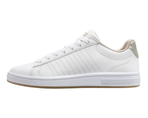 K-Swiss Women's Court Shield White Champagne Shoes