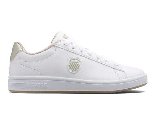 K-Swiss Women's Court Shield White Champagne Shoes