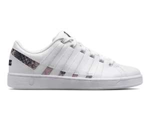 K-Swiss Women's Ramli Court White Pink Snake Shoes