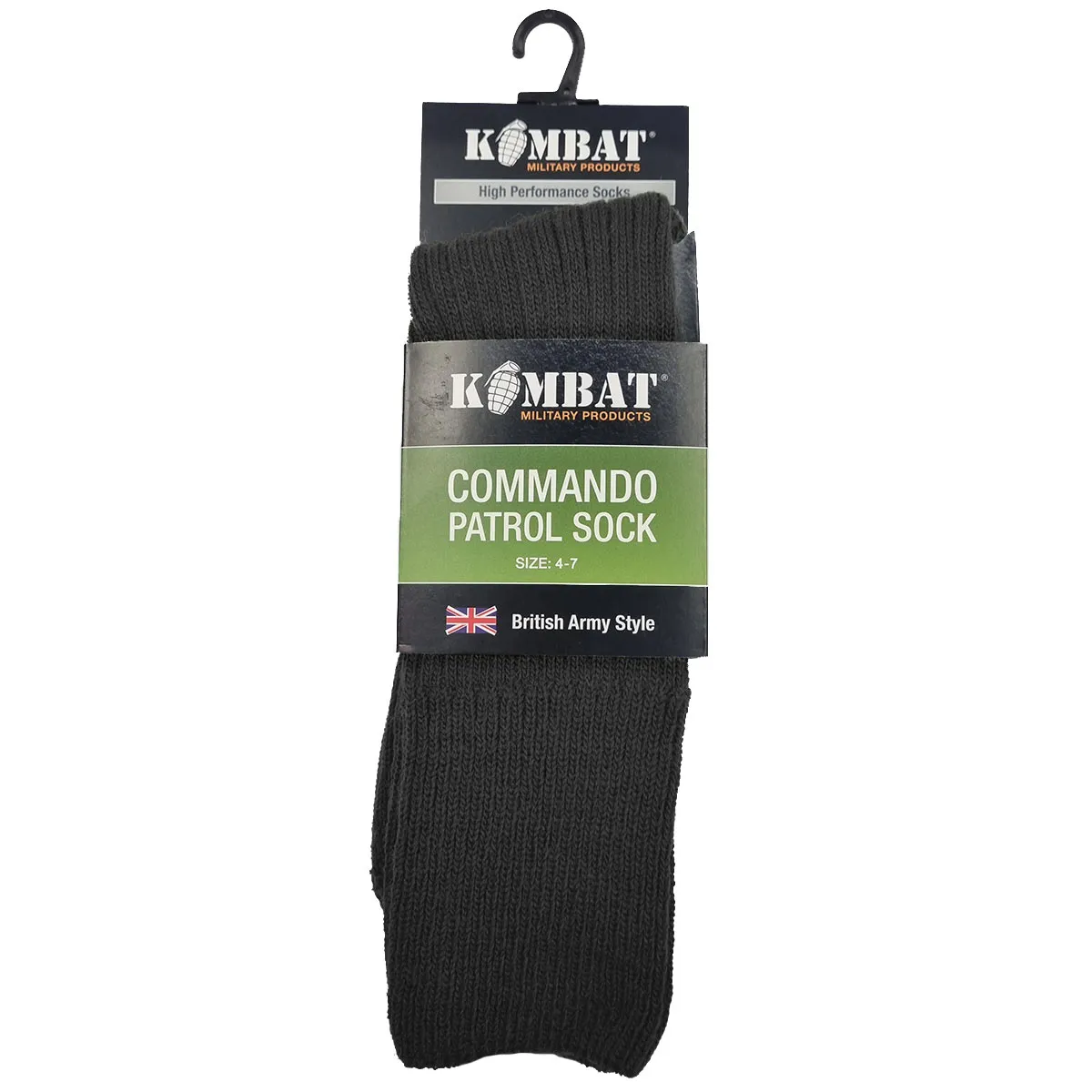 Kombat Commando Patrol Socks Black