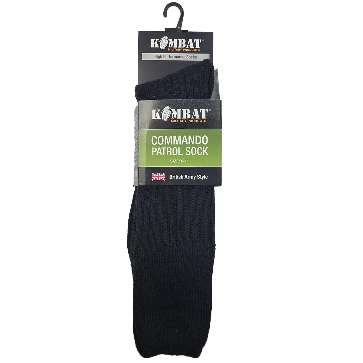 Kombat Commando Patrol Socks Black