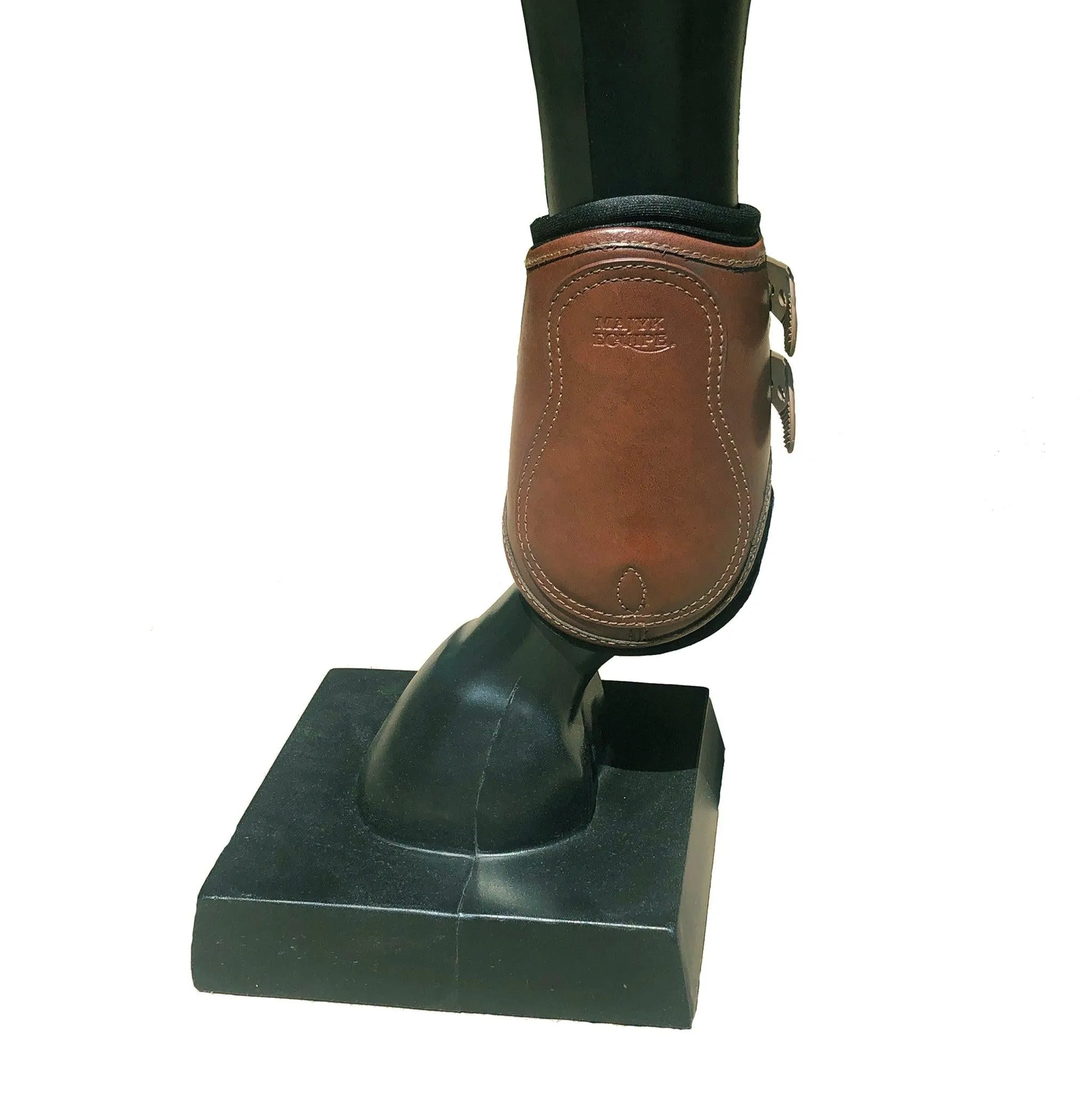 Leather Hind Jump Boot with Removable Impact Liner