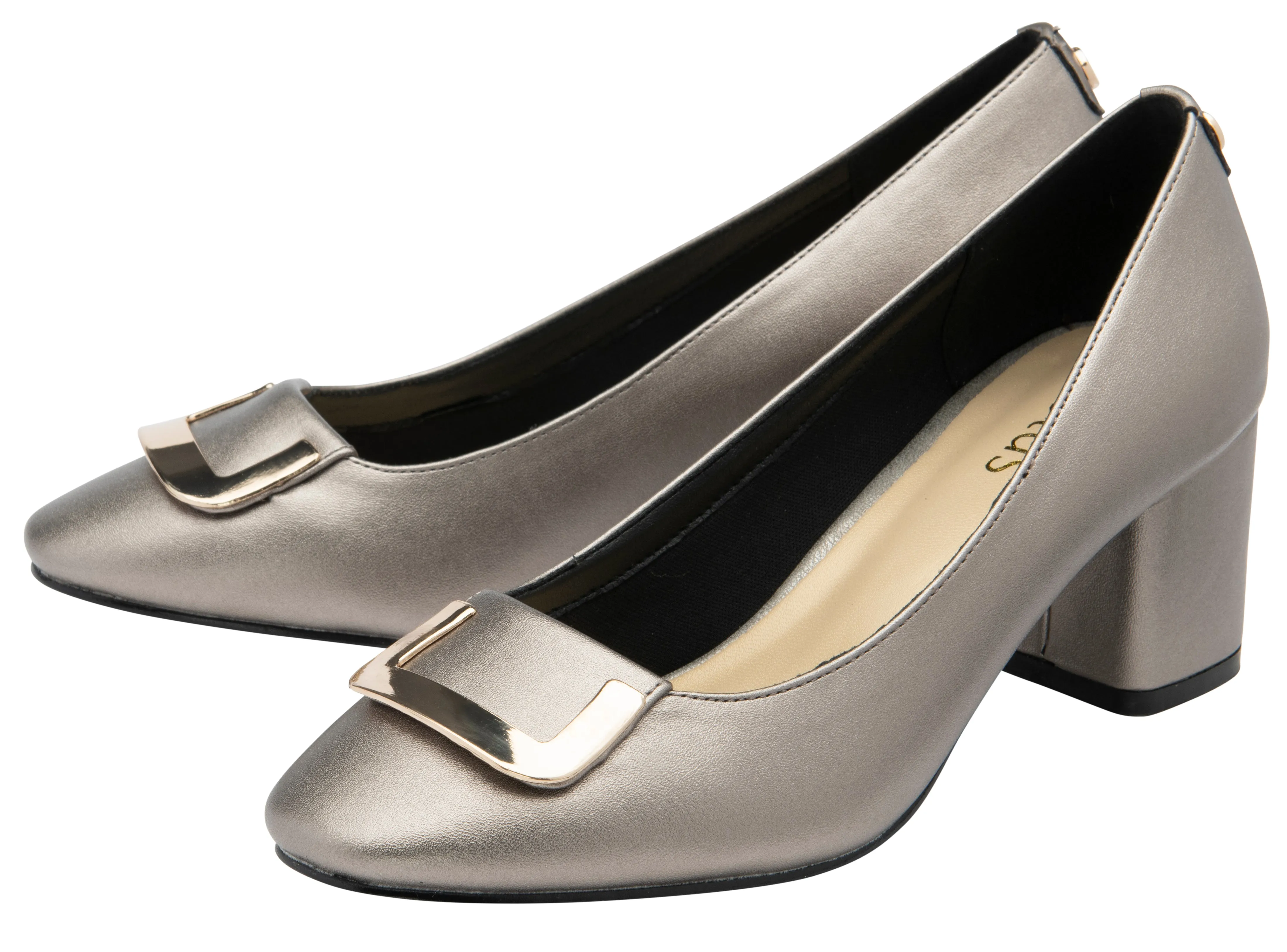 Lotus Occasion Wear shoe Aubrey ULS443 PEWTER
