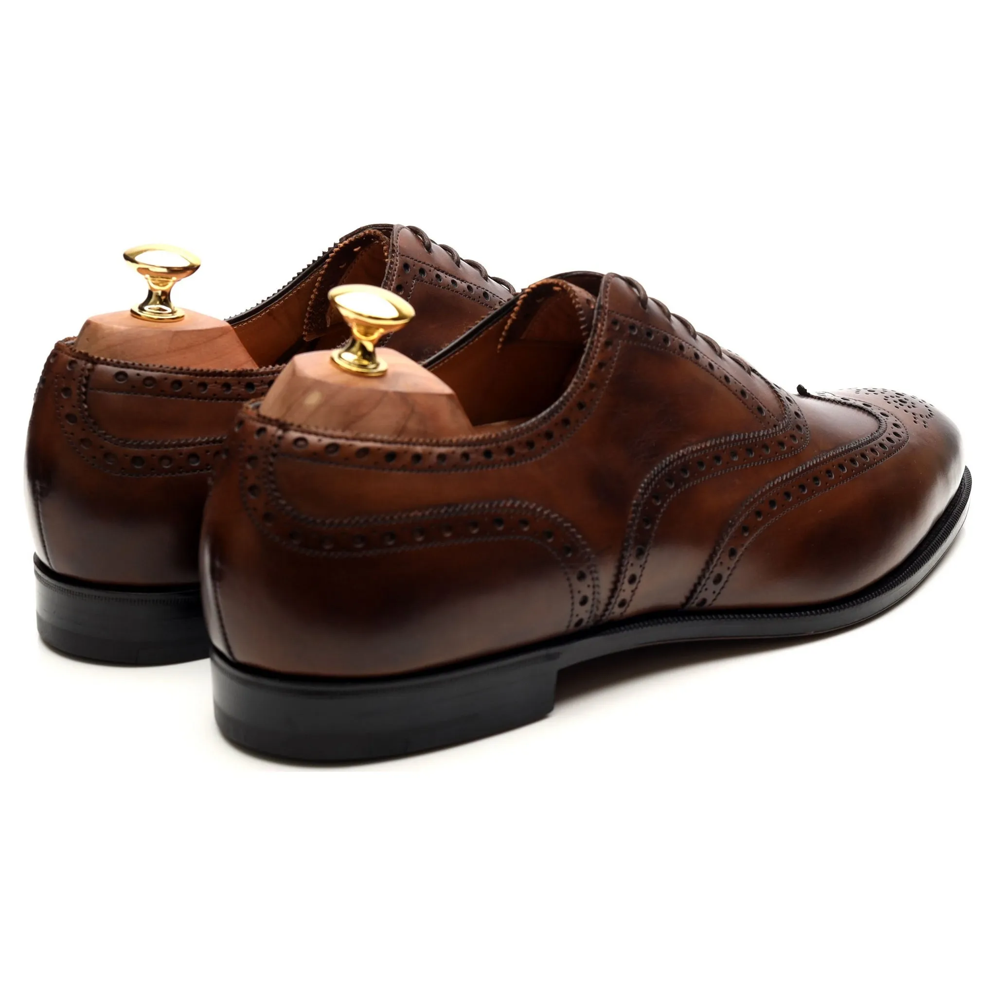 'Malvern' Brown Leather Brogues UK 11 D