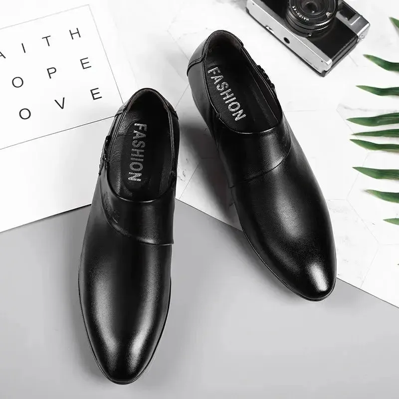 Men PU Leather Shoes Formal Dress Shoes for Men