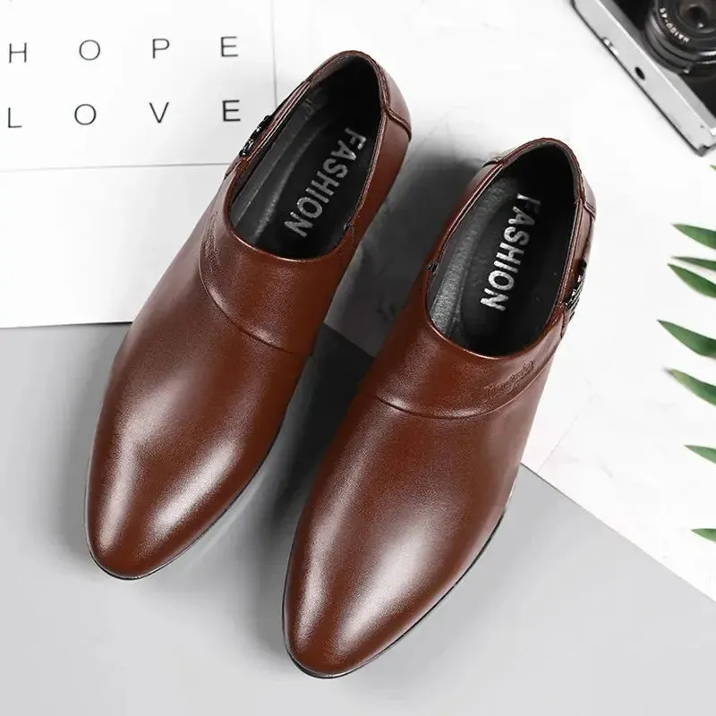 Men PU Leather Shoes Formal Dress Shoes for Men
