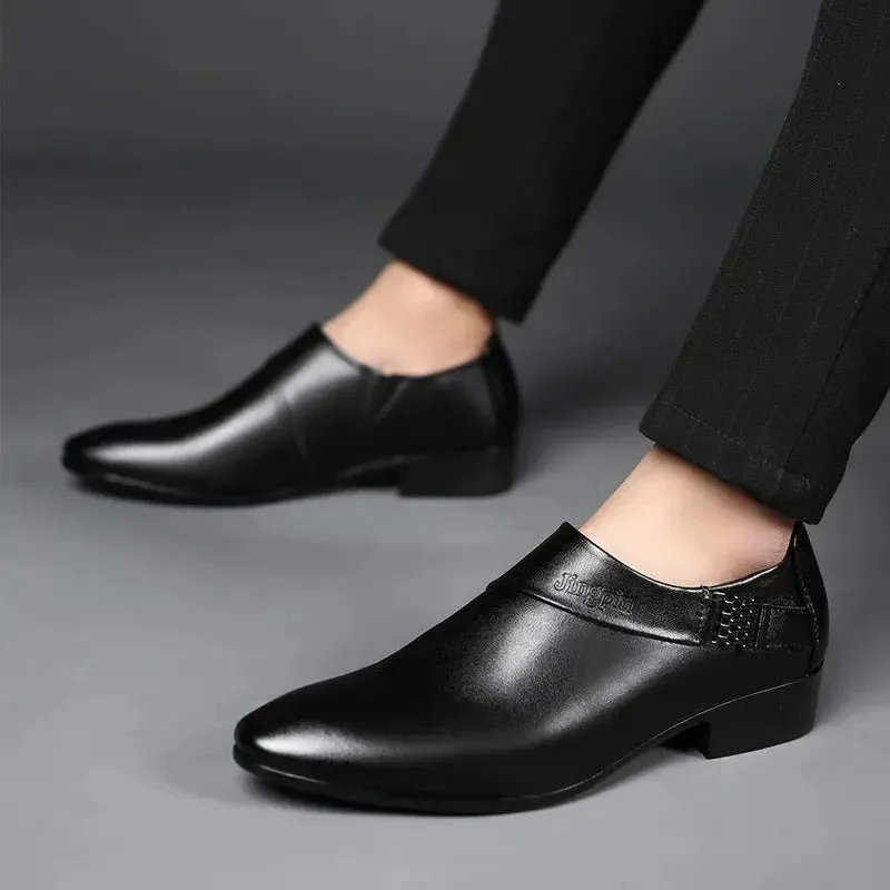 Men PU Leather Shoes Formal Dress Shoes for Men