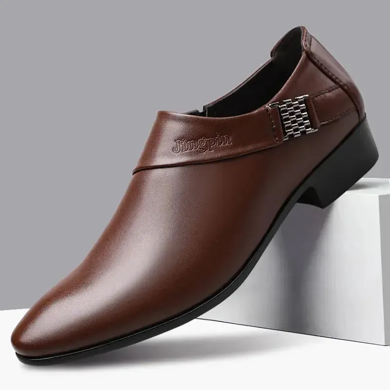 Men PU Leather Shoes Formal Dress Shoes for Men
