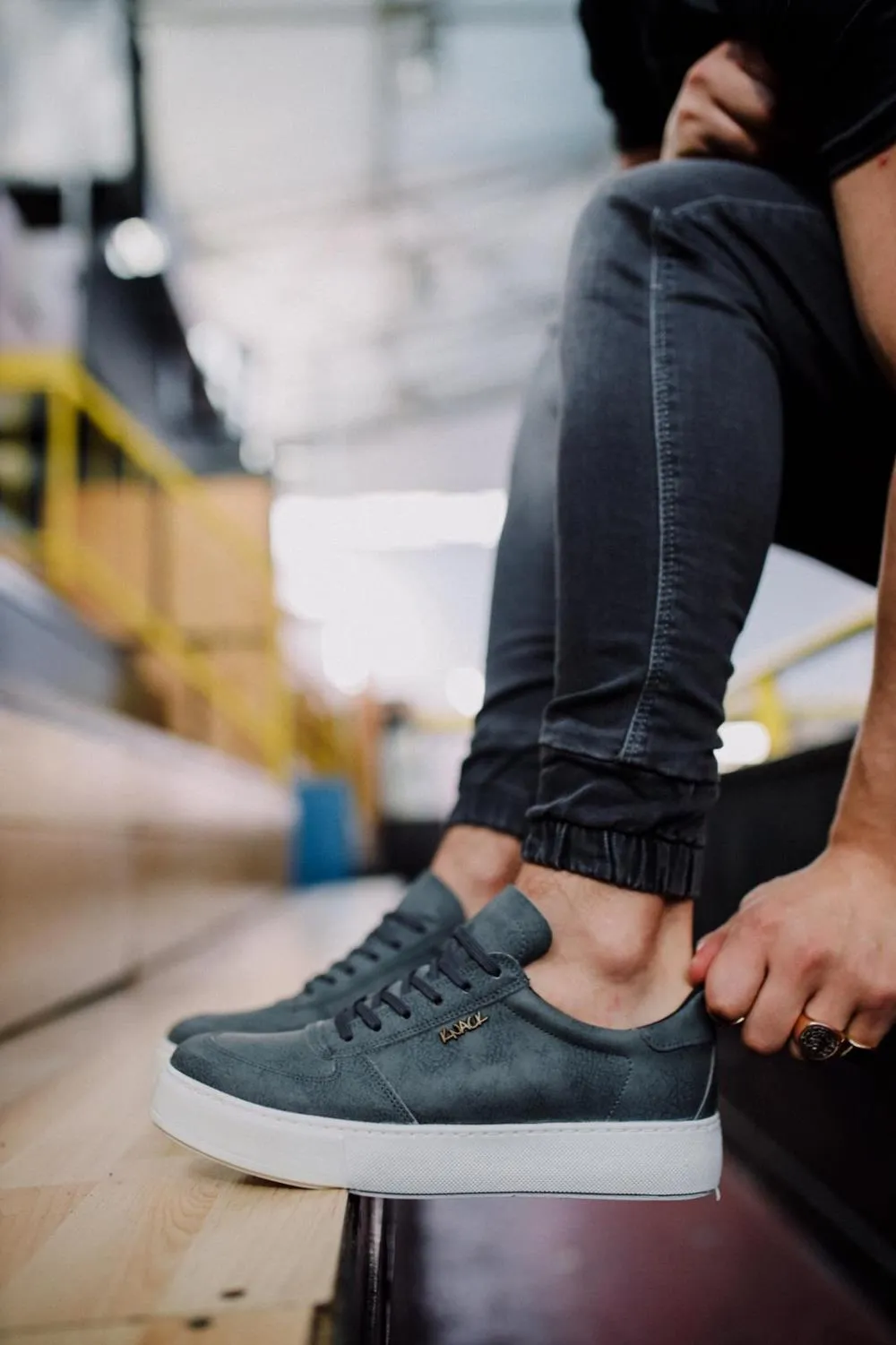 Men's Anthrachite Casual Loafer Shoes