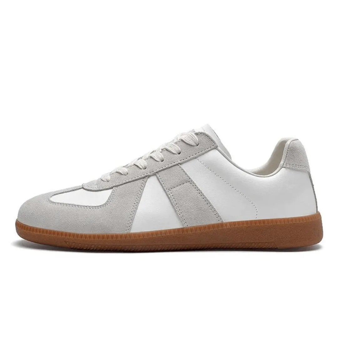 Men's Canvas Court Trainers