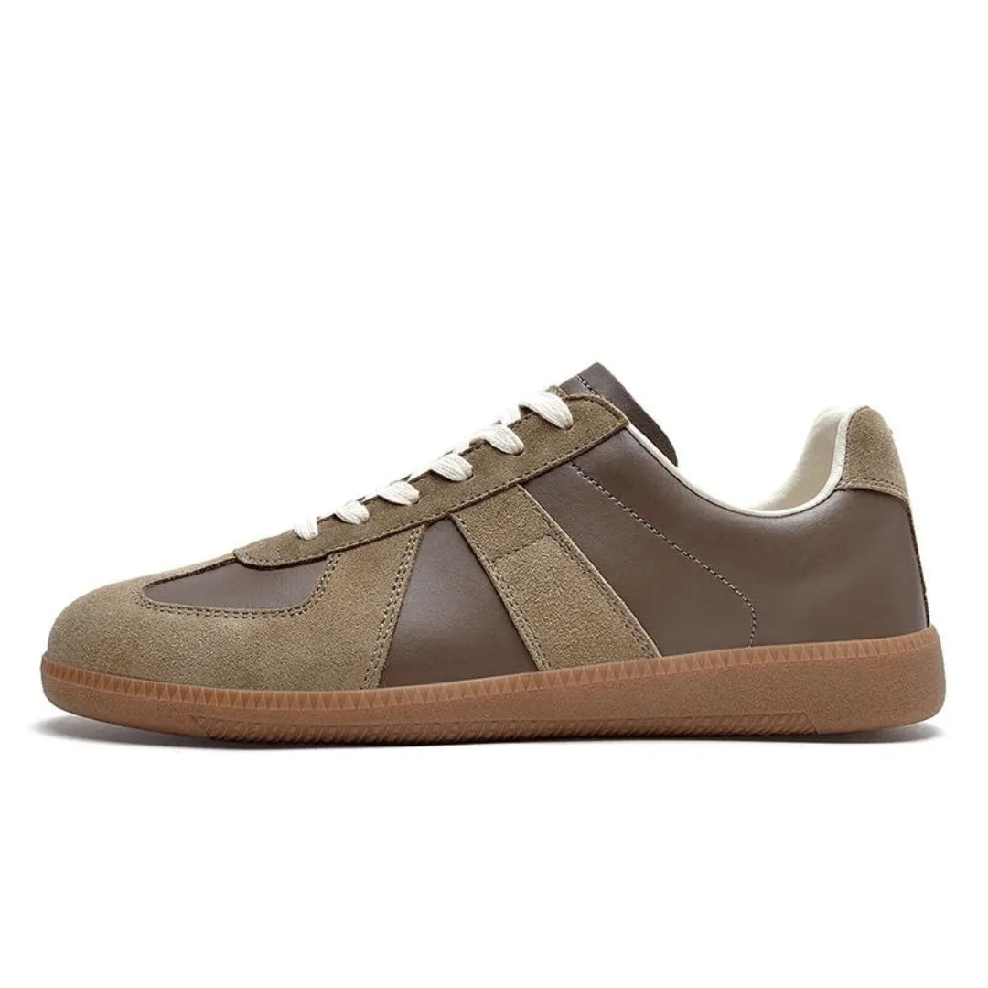 Men's Canvas Court Trainers