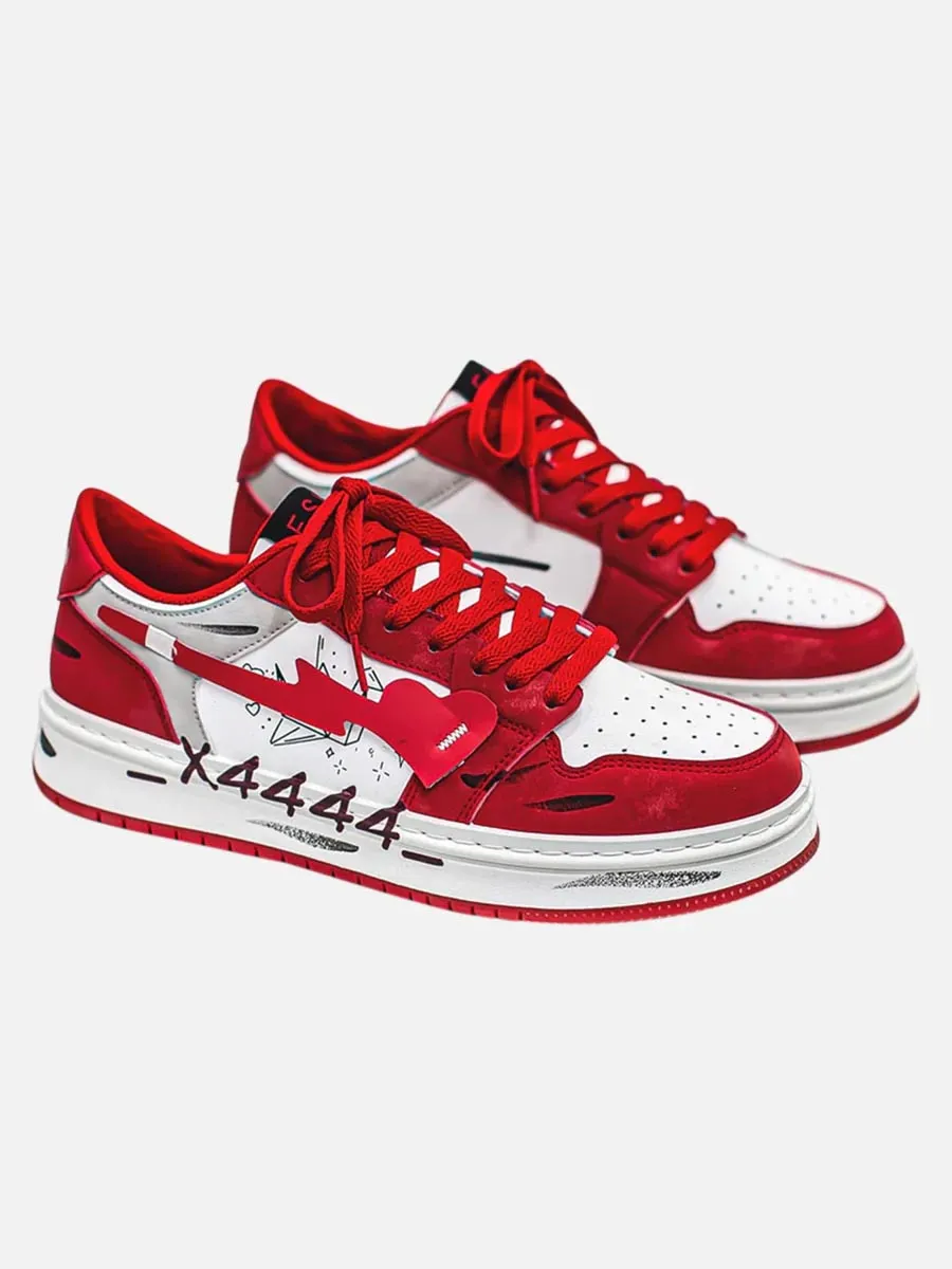 Mudroads Graffiti Skate Sneakers - 23255