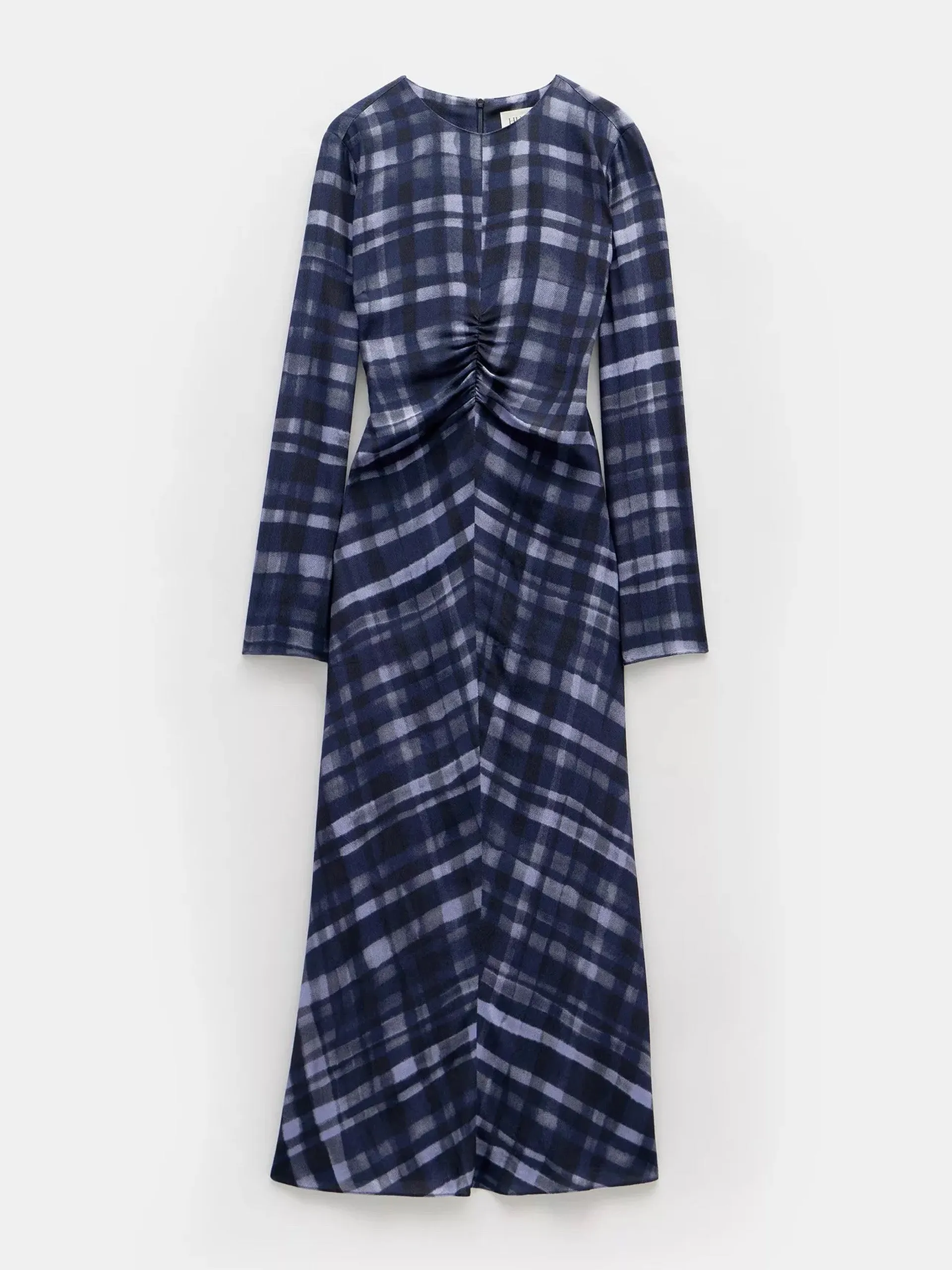 Myrah check midi dress