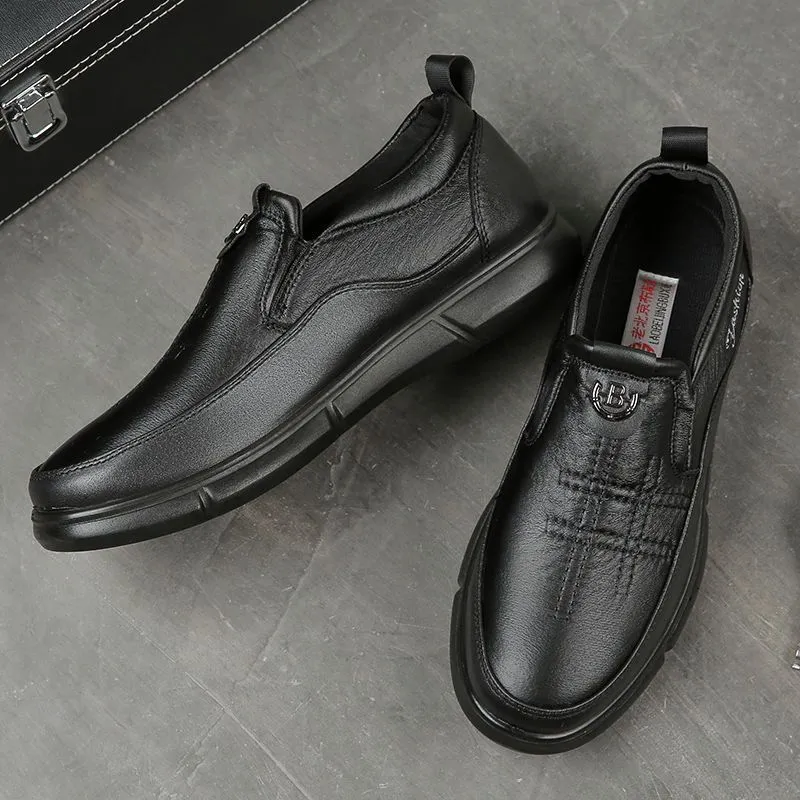 New Men's Casual Trendy Genuine Leather Shoes