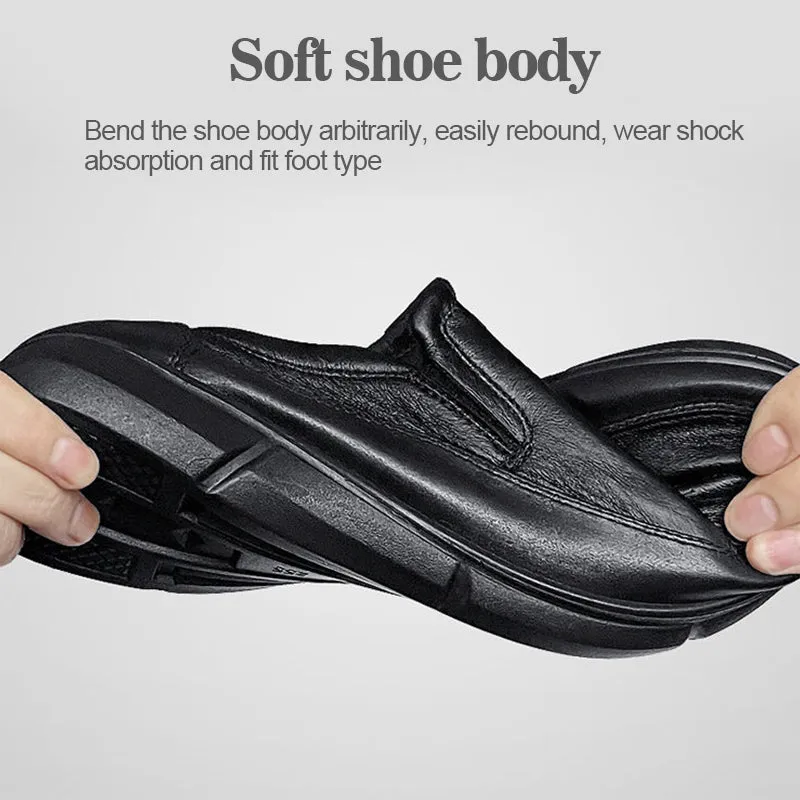 New Men's Casual Trendy Genuine Leather Shoes