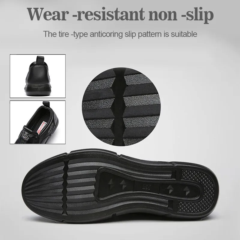 New Men's Casual Trendy Genuine Leather Shoes