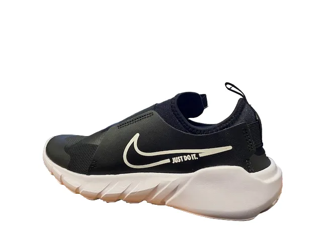 Nike scarpa da corsa da ragazzo senza laccio Flex Runner 2 DJ6038-002 nero-bianco
