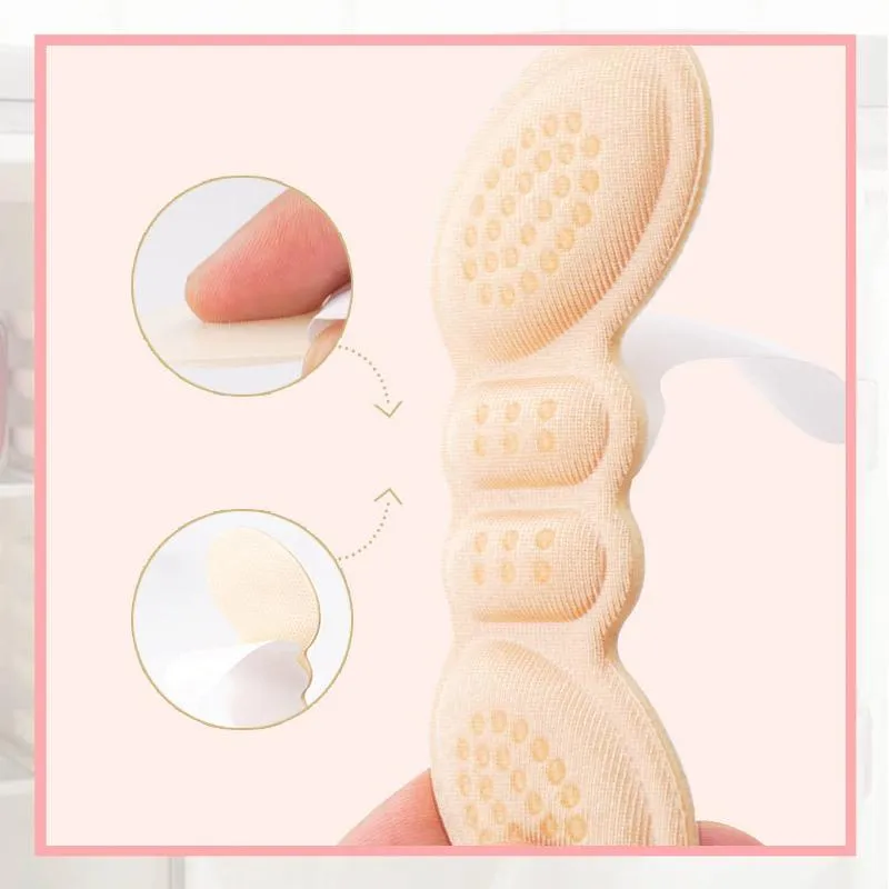 Pain-relieving heel pads for comfort and fit