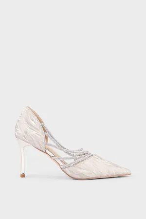 Party Wear Court Shoes IP5013-Golden