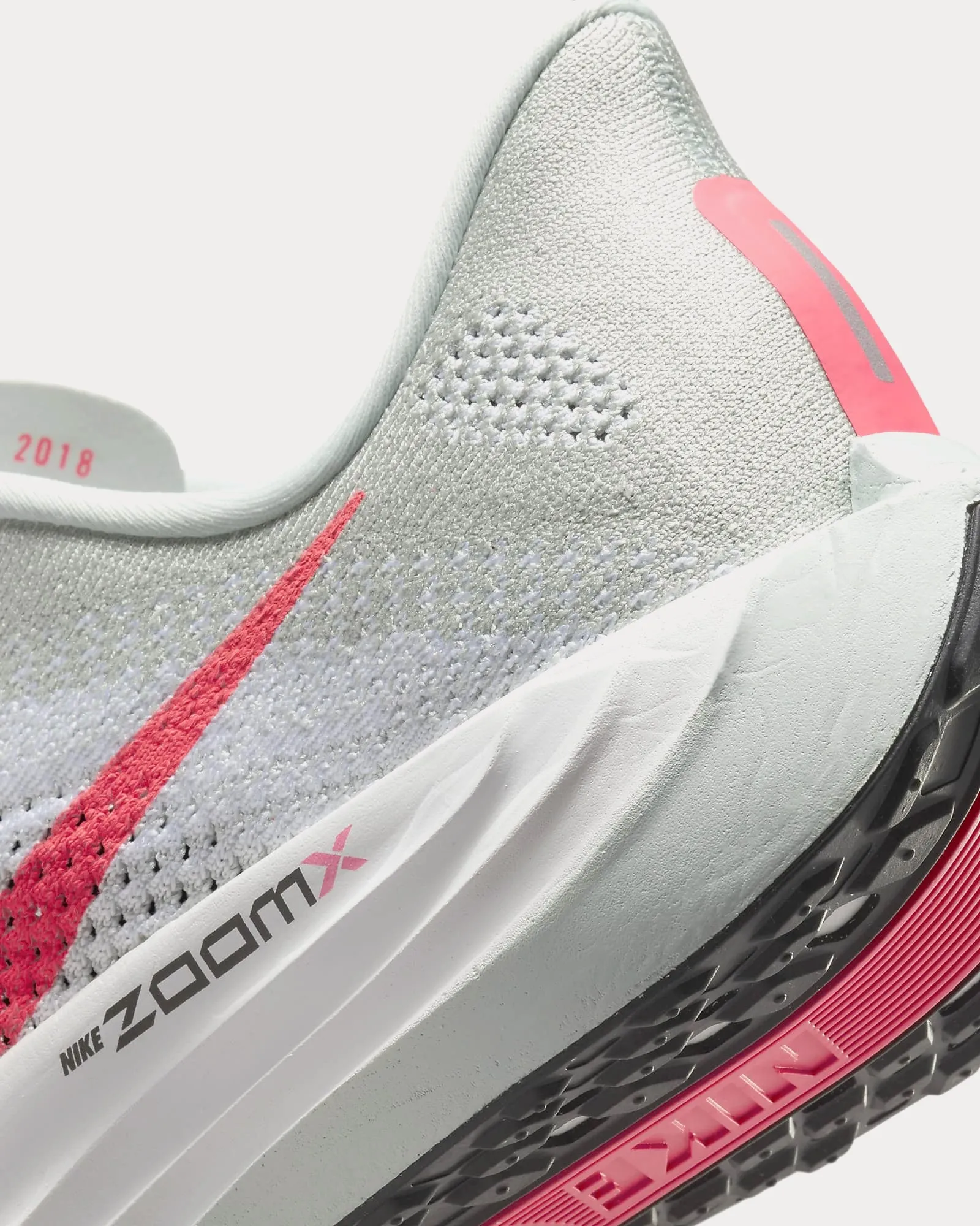 Pegasus Plus Barely Grey / White / Black / Hot Punch Running Shoes
