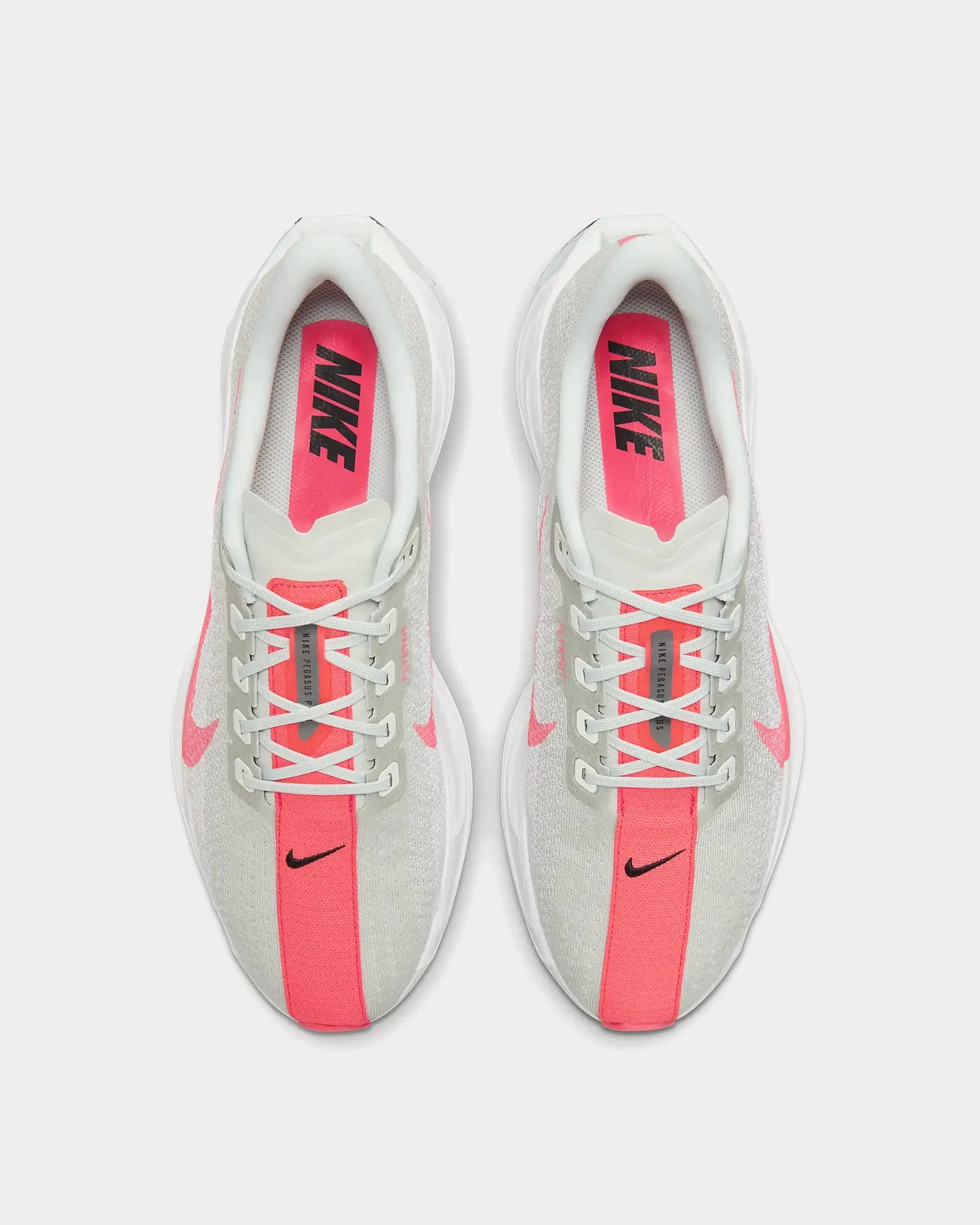 Pegasus Plus Barely Grey / White / Black / Hot Punch Running Shoes