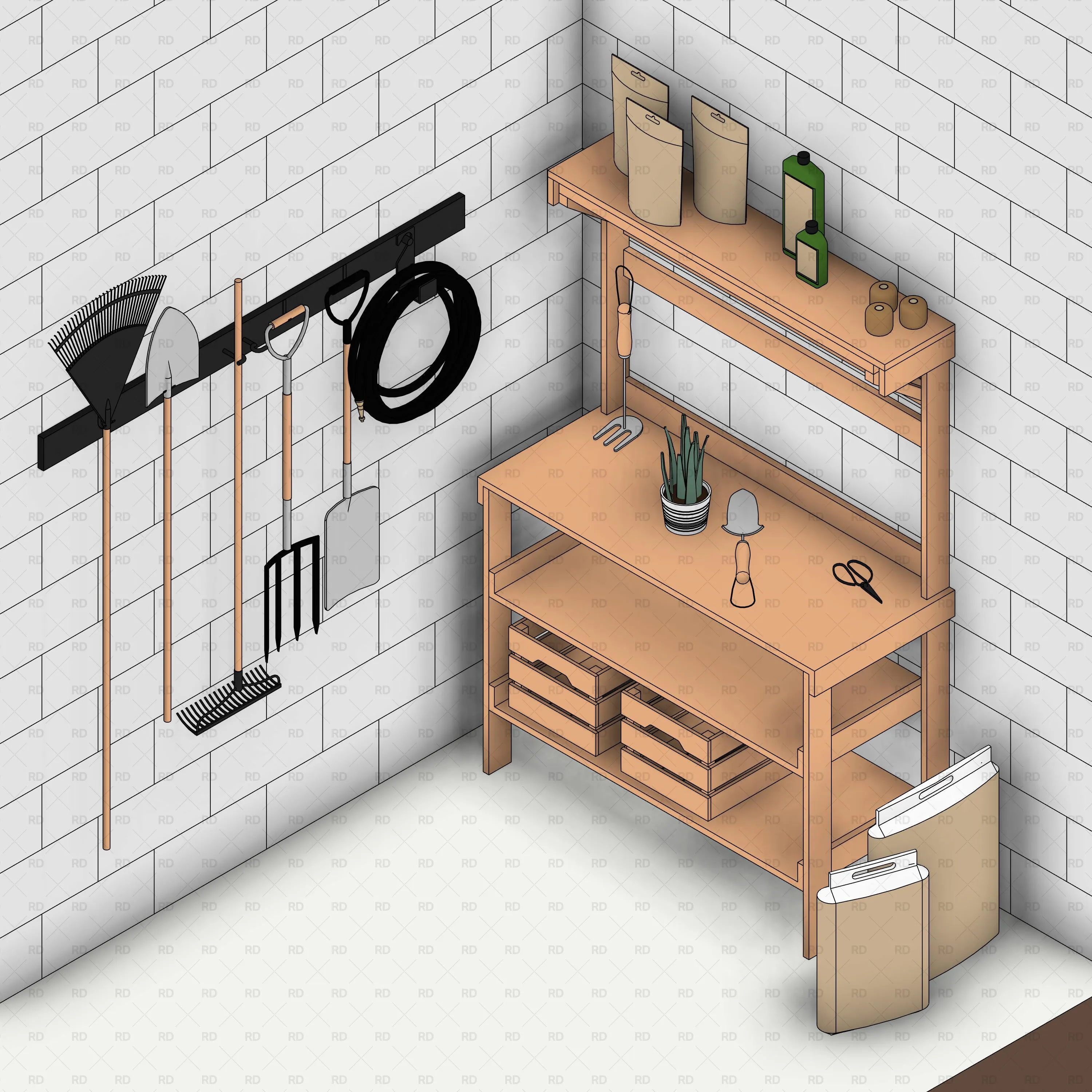 Revit Gardening and Garage Tools