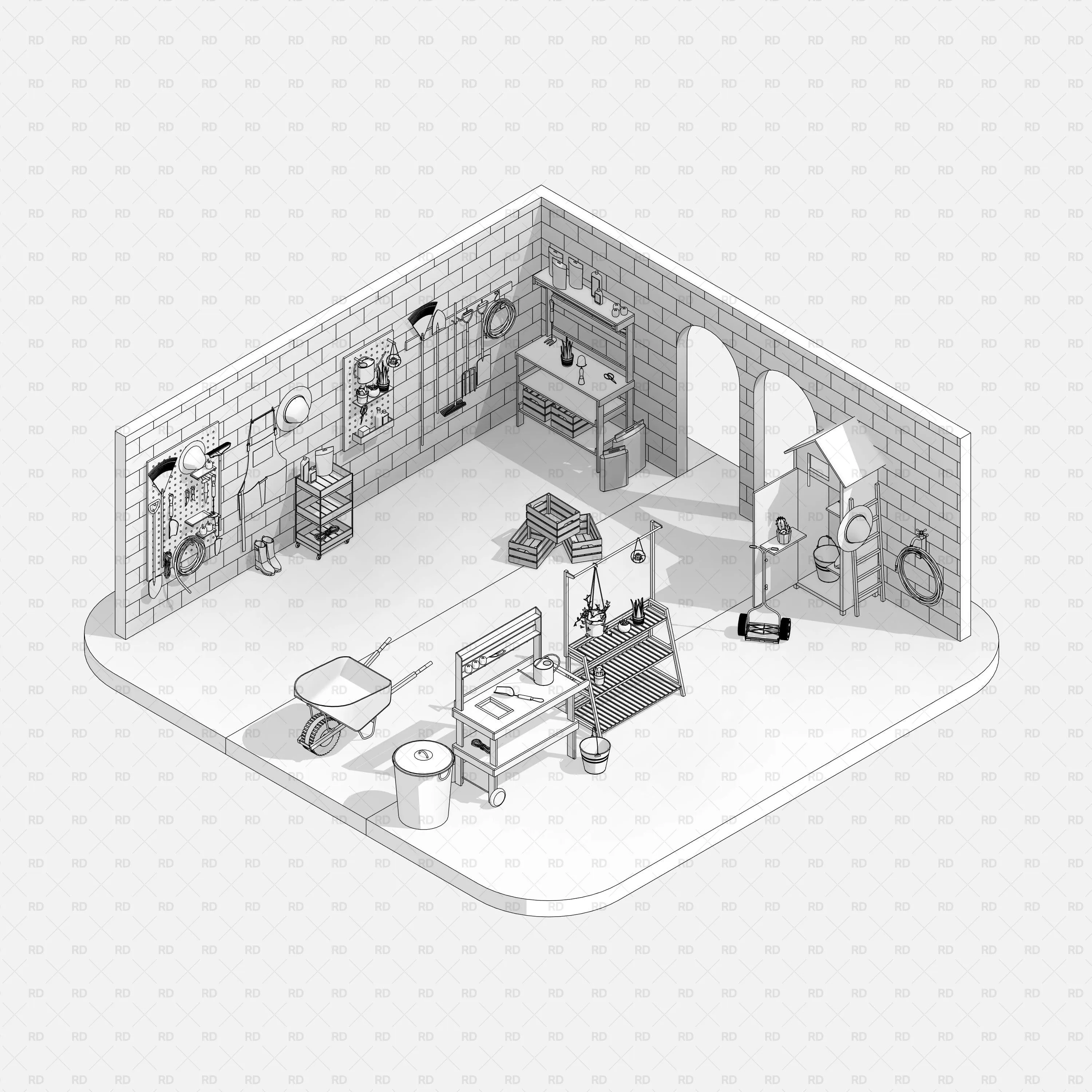 Revit Gardening and Garage Tools