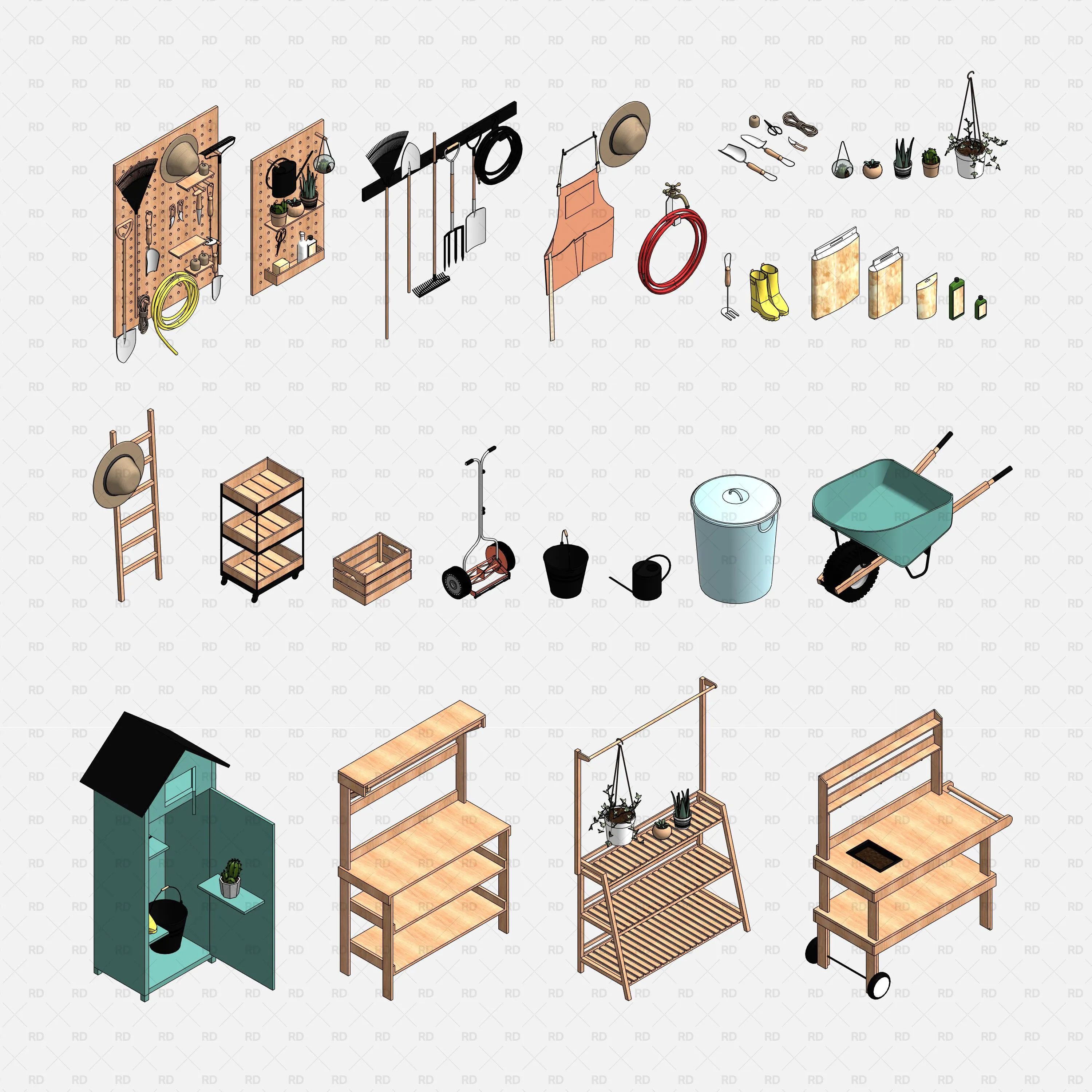 Revit Gardening and Garage Tools