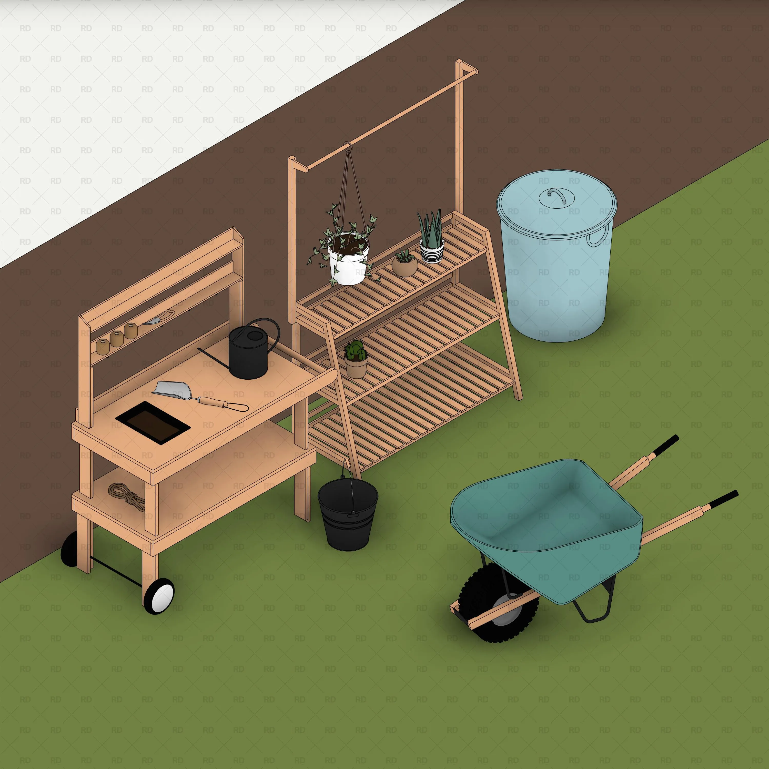 Revit Gardening and Garage Tools