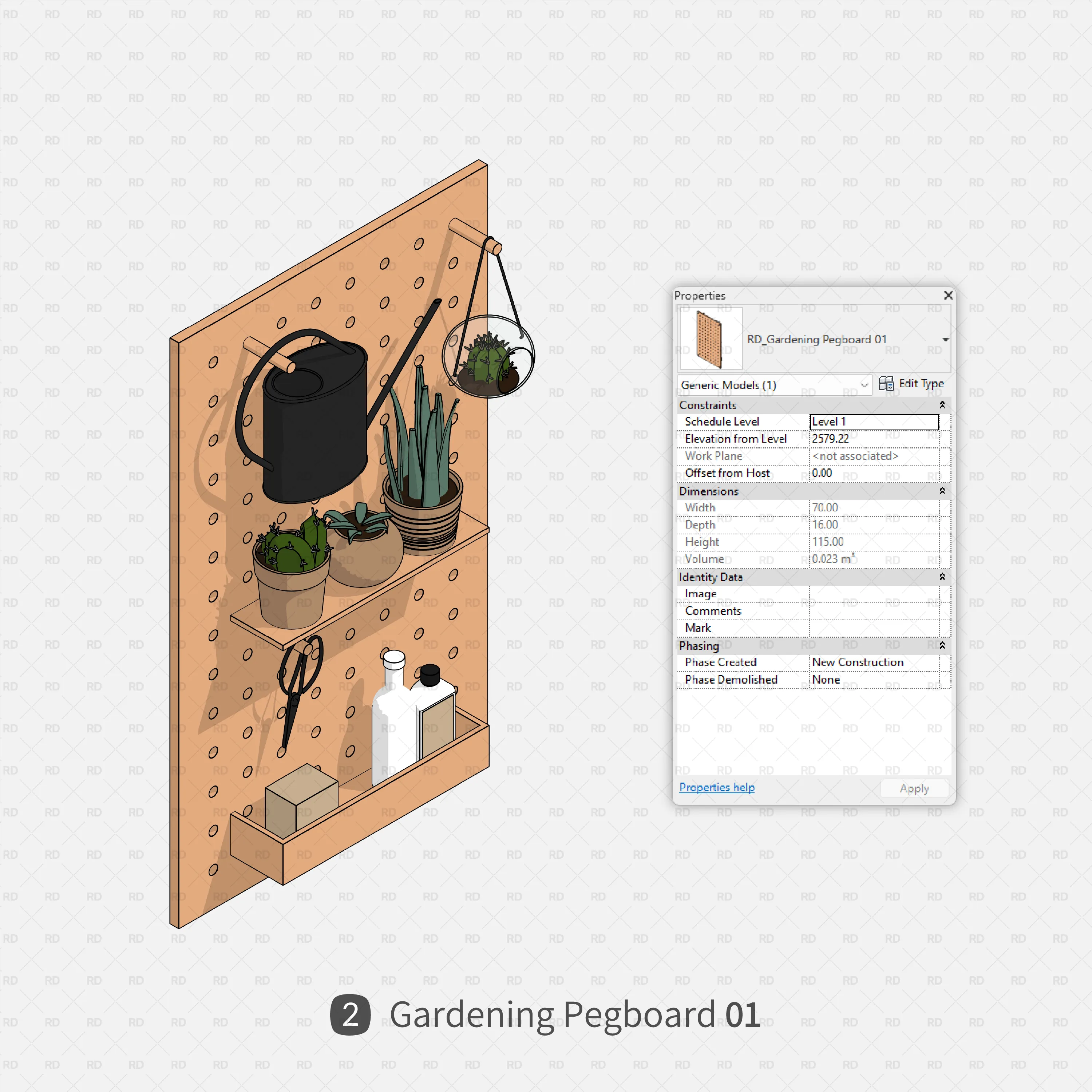 Revit Gardening and Garage Tools