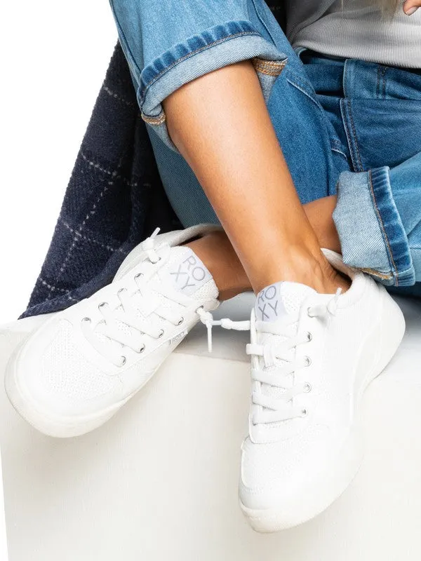 ROXY Harper Lace-up Shoe - White