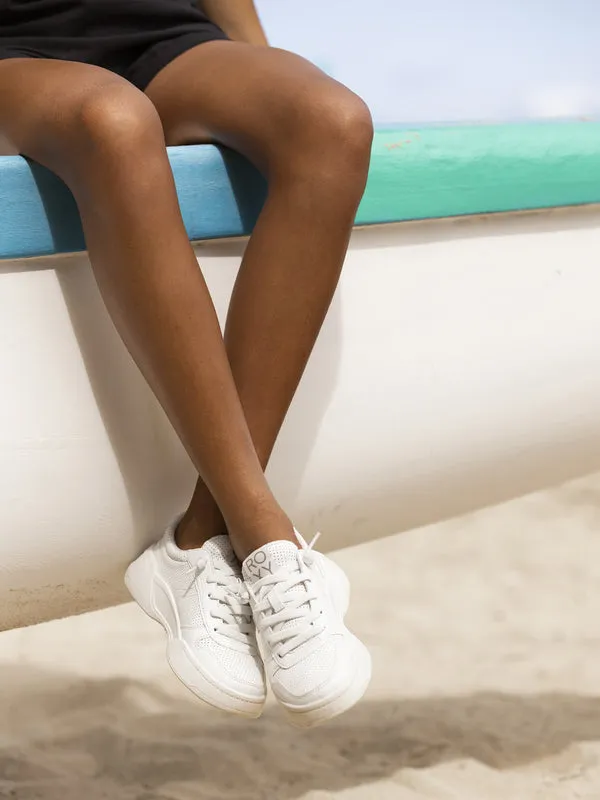 ROXY Harper Lace-up Shoe - White