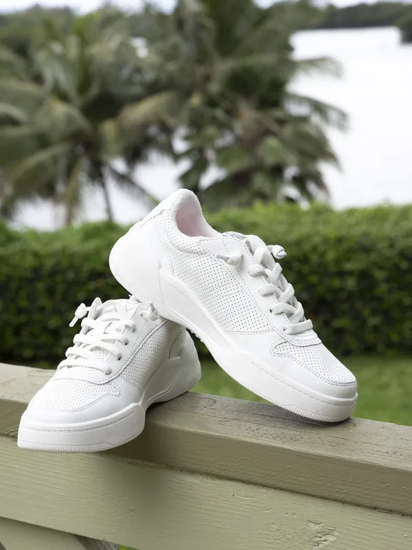 ROXY Harper Lace-up Shoe - White