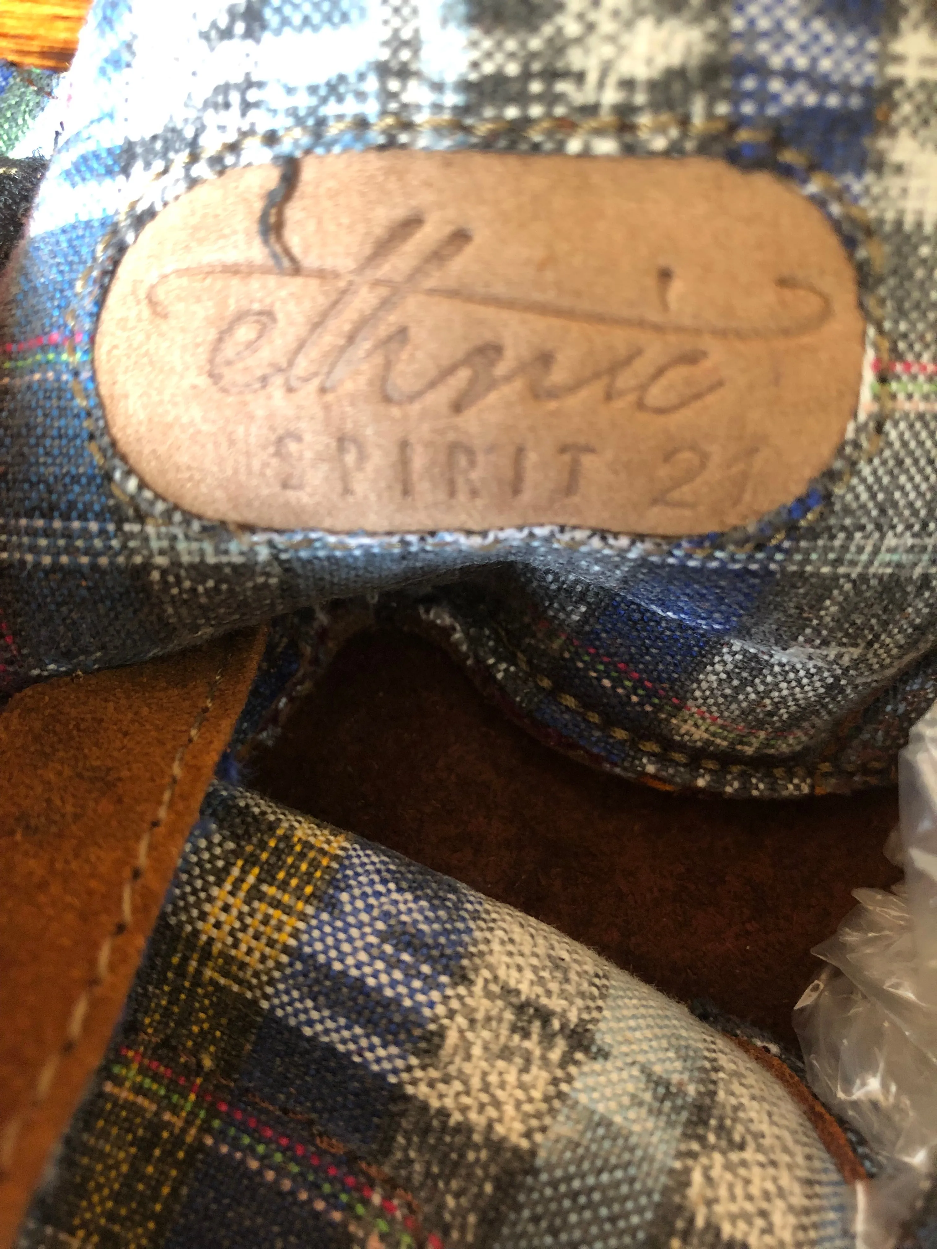 Size 21 Baby Moccasins - Fawn with Aztec