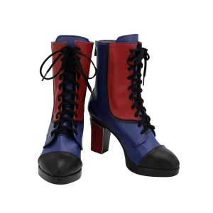 TV Series Descendants 3 Evie Cosplay Shoes Boots Custom Made for Adult Men and Women Halloween Carnival Version B