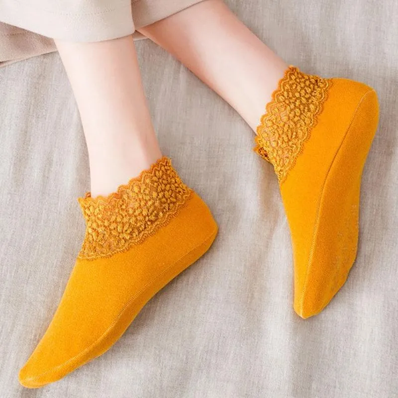 Warm lace socks - stylish and comfortable accessories