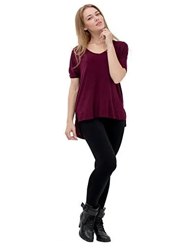 Womens Fleece Lined Seamless ,Black Leggings(1pk),One Size