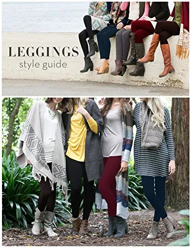 Womens Leggings Fleece Lined-High Waist 3 Pack (Black, Charcoal, Wine) - Basic Elastic Ankle Legging, (One Size)
